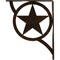 Ekena Millwork Austin Wrought Iron Bracket, (Single center brace), Antiqued Brass 1 1/2"W x 10"D x 12"H BKTM01X10X12SAUABS - alternate 3